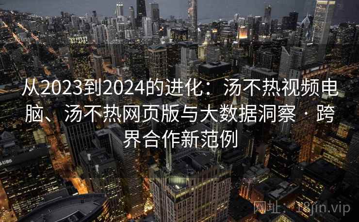 从2023到2024的进化：汤不热视频电脑、汤不热网页版与大数据洞察 · 跨界合作新范例