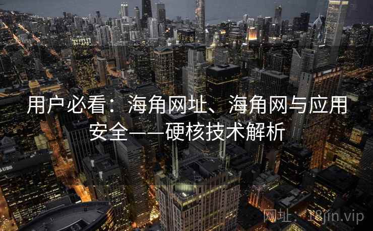 用户必看：海角网址、海角网与应用安全——硬核技术解析
